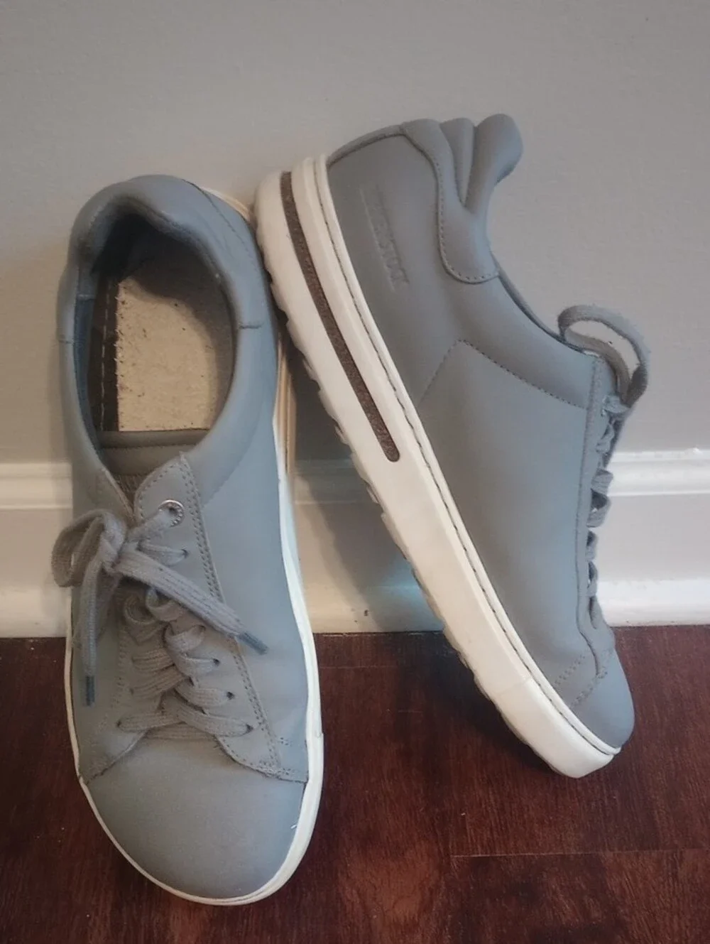 Light Gray Men's Lace-Up Sneakers